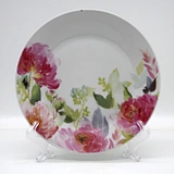 Big Pink Rose Decor Plate